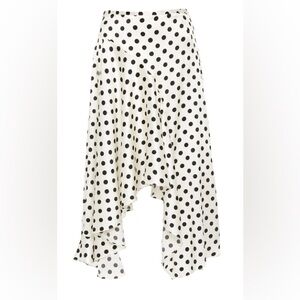 CAROLINE CONSTAS SILK
POLKA DOT SKIRT